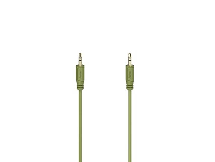 Hama Flex-Slim audiokabel (3,5 mm jackstekker, mannelijk, goudkleurig, 0,75 m)