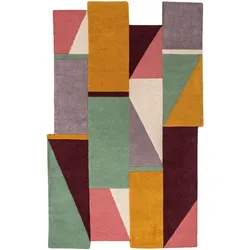 WOLLTEPPICH HALLEIN, abstrakt, Pastell, 200 x 290 cm