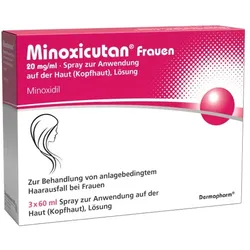 Minoxicutan® Frauen 20 mg/ml Spray 3X60 ml