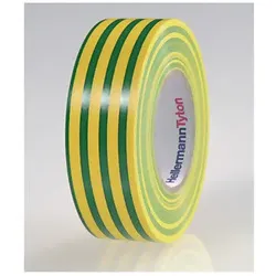 HellermannTyton PVC Isolierband 15-19x20 grün/gelb HTAPEFLEX1519x20GNYE