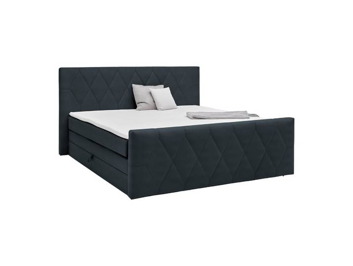 Boxspringbett 160/200 cm Graphitfarben