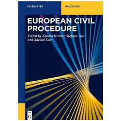 European Civil Procedure, Fachbücher von Xandra Kramer, Stefaan Voet, Adriani Dori