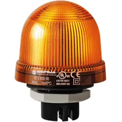WERMA 815 300 00 - Einbauleuchte, schlagfest, gelb, 12-240 V