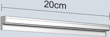 Inspired Living Aluminum Kitchen Order Ticket Holder Restaurant Order Ticket Rail Punch Free Menu Organizer 20cm