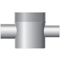 ESS Multi Siphongehäuse Abgang Waagerecht, Ausgang 50 mm, Eingang 40 mm, EDMSI 2 EDMSI2