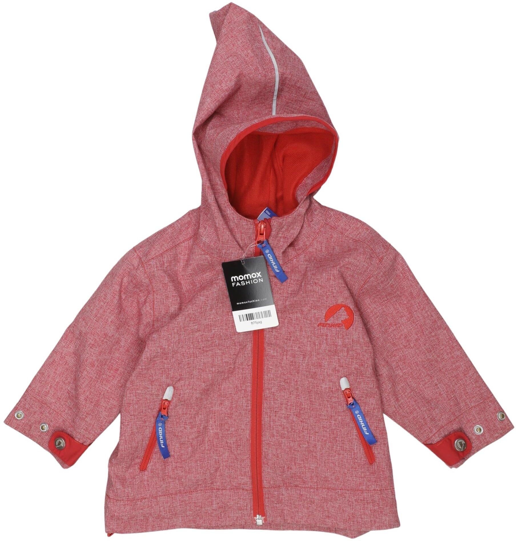 Finkid Mädchen Jacke oder Mantel, Rot, Gr. EU 80, Synthetik - Second Hand
