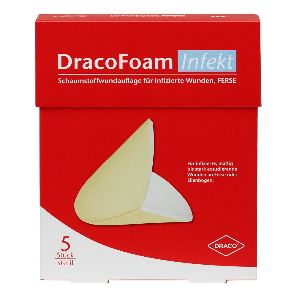 Dr. Ausbüttel GmbH & Co. KG Dracofoam Infekt Ferse Schaumstoff Wundauflage 10317643