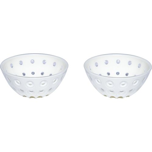 Guzzini Le Murrine Set 2 Schalen 12 cm Pearl/white/pearl