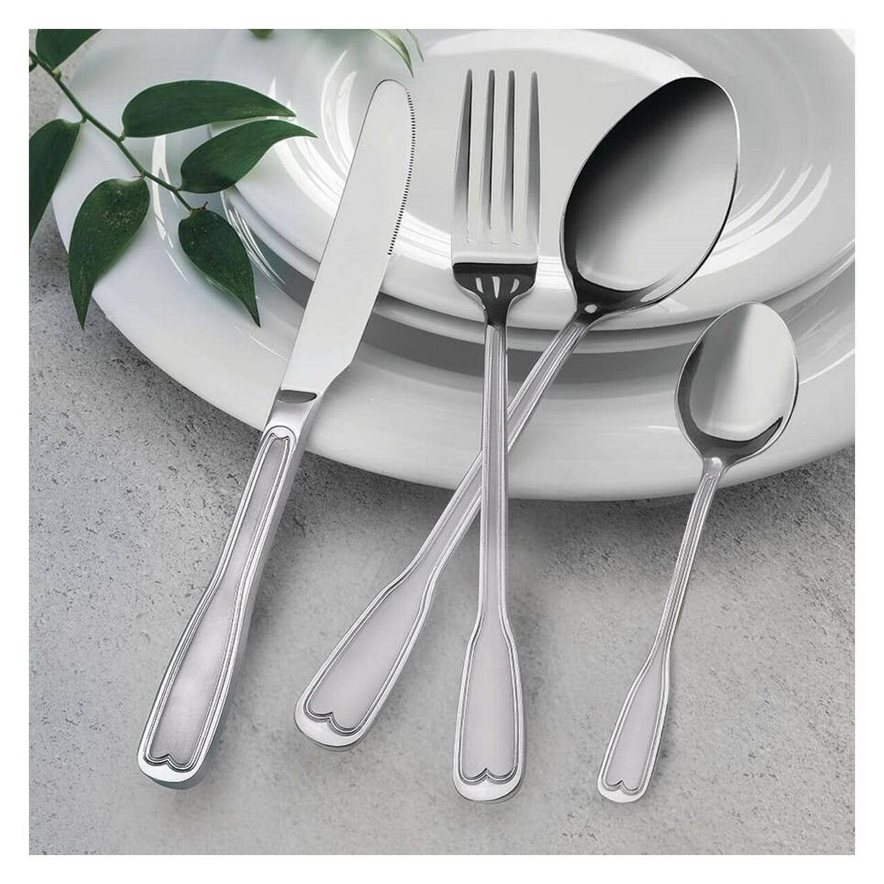 Maestro MR-1519-24 Besteck-Set Edelstahl 24 Stück(e) Silber (24 Stk., Besteck Set) (MR-1519-24)