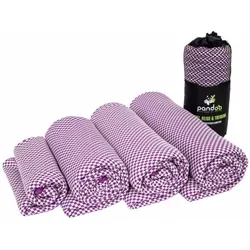 pandoo Bambus-Handtuch Lila S - 80 x 40cm