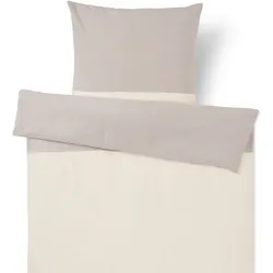 Tchibo - Flanell-Bettwäsche - taupe
