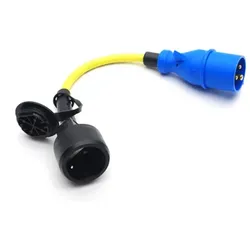 Victron Adapter 16A 250V CEE Stecker auf Schuko Kupplung