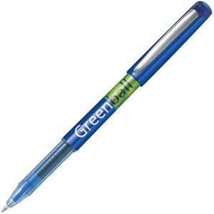 Pilot Tintenroller Greenball 0.7, Gehäuse blau/grün, 0,35mm, Schreibfarbe blau