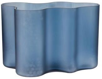 Elk Studio Elk Home Glennon Navy Finish Glass 12 Inch Wide Vase