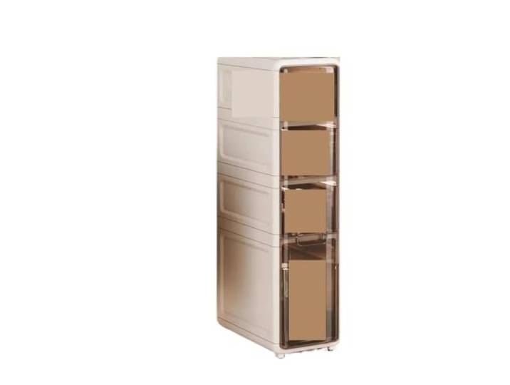 UALXPAO Regale schmale Ecke Schrank, Schrank, Boden, klein, Colchones, Organizer, Aufbewahrung, Möbel(Color 4)
