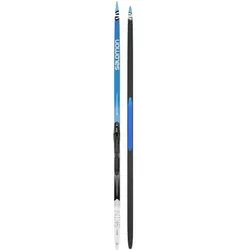 SALOMON Langlauf Ski XC SKI SET S/MAX eSKIN Med+ SHIIN BDG, Größe 201 in Grau Grau