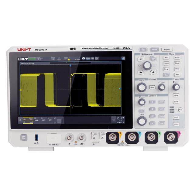 Uni-T UT MSO2104X - Mixed-Signal-Oszilloskop MSO2104X 100 MHz 4+16 Kanäle (Oszilloskop) (181100300066X)