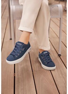 Wide Width Women's The Arcade Slip On Arch Fit Sneaker by Skechers in Navy (Size 9 W)