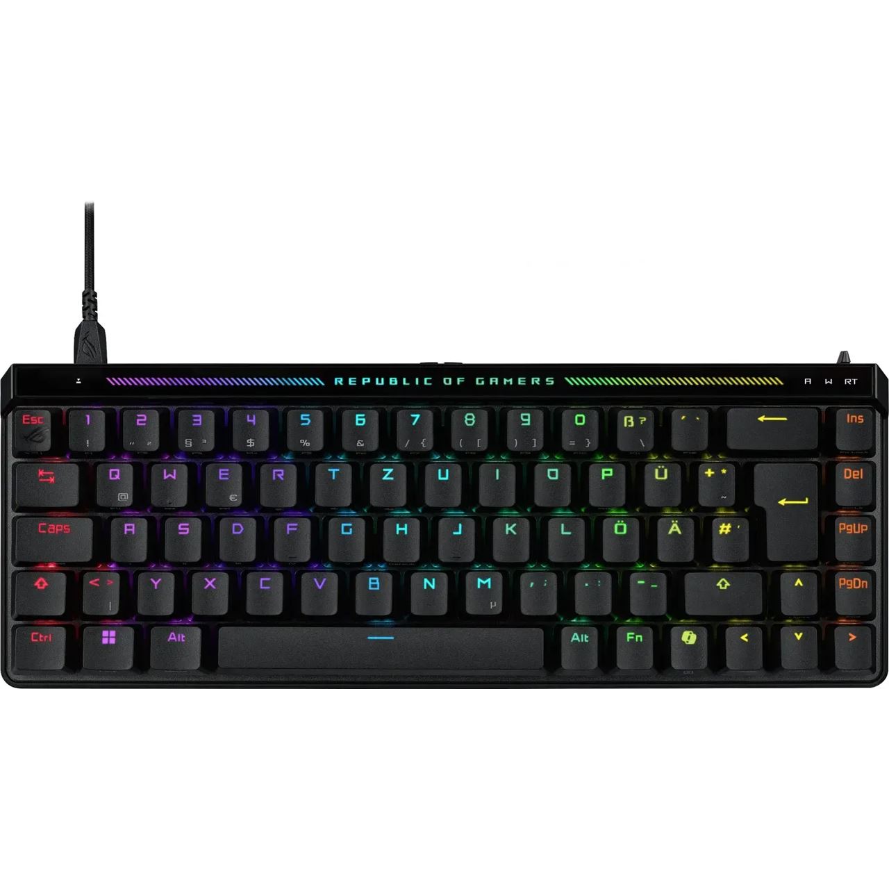 Asus ROG Falchion Ace HFX USB Deutsch schwarz (kabelgebunden)