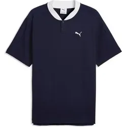 Puma Herren Freizeit / Mode Sommer GJ T-Shirts / Tanks T-Shirts/Tanks ku.Arm He/Uni PUMA CLASS Relaxed Material Polo, Größe S in Blau Blau