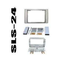 12.331094-21 Doppel-Din Radiohalterung Iveco Daily ab 2007silber Radio Blende