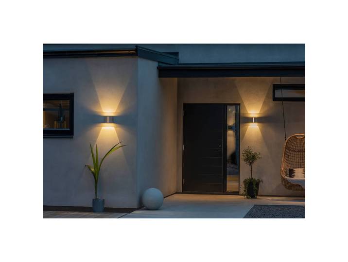 LED-Wandleuchte Pavia II 17 x 12 x 8cm Schwarz