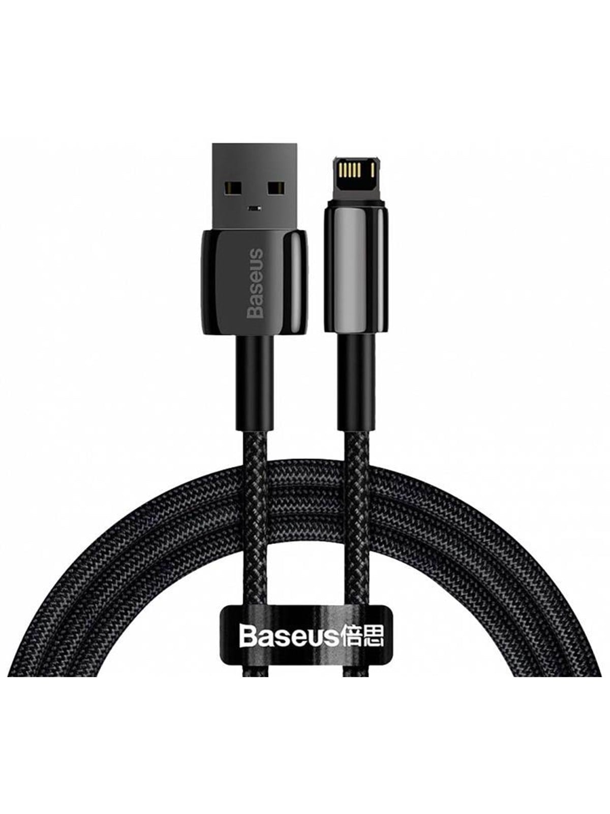 Baseus Tungsten Gold Cable USB to iP 2.4A 1m (black)