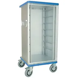 Transportwagen Novocal GM1-9 Modulwagen geschlossen Modulwagen aus eloxiertem Aluminium