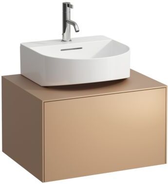 LAUFEN Sonar Schubladenelement H4054310340411 57,5x34x45,5cm, 1 Schublade, Kupfer