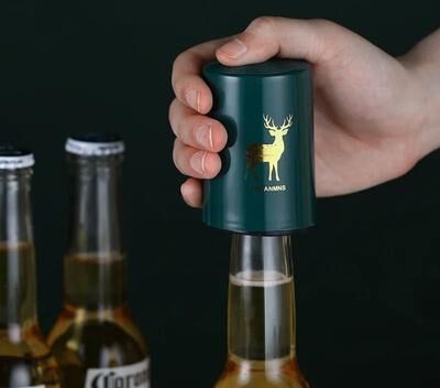 Uplifted Finds Magnetic Automatic Beer Bottle Opener Stainless Steel deer Opener