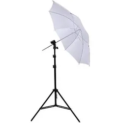 Massa Zestaw Reporterski 3w1 Parasolka + Statyw 220cm +uchwyt Lampa Błyskowa Iso, Stativ