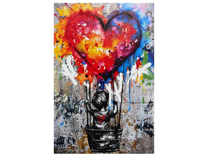 Gemälde Love Balloon image LAND