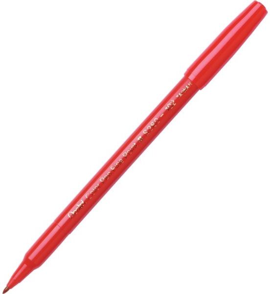 Pentel S360 Fineliner   Rød