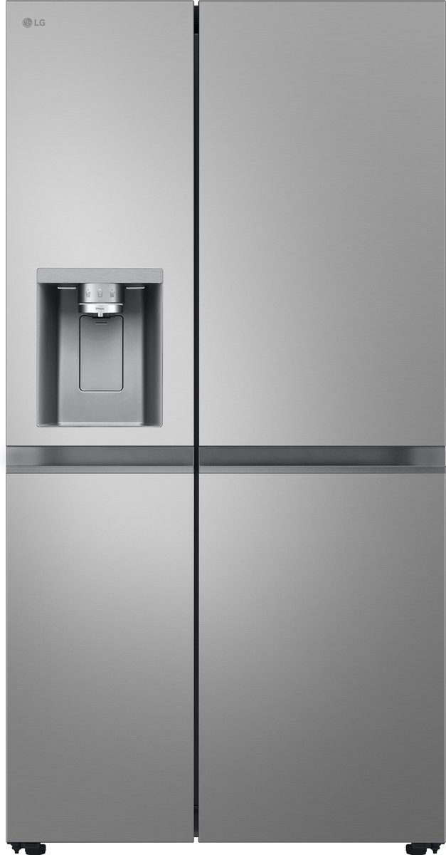 LG GSLE81PYBC Amerikaanse koelkast met water- en ijsdispenser en WiFi LG ThinQ, 628L, Energieklasse C