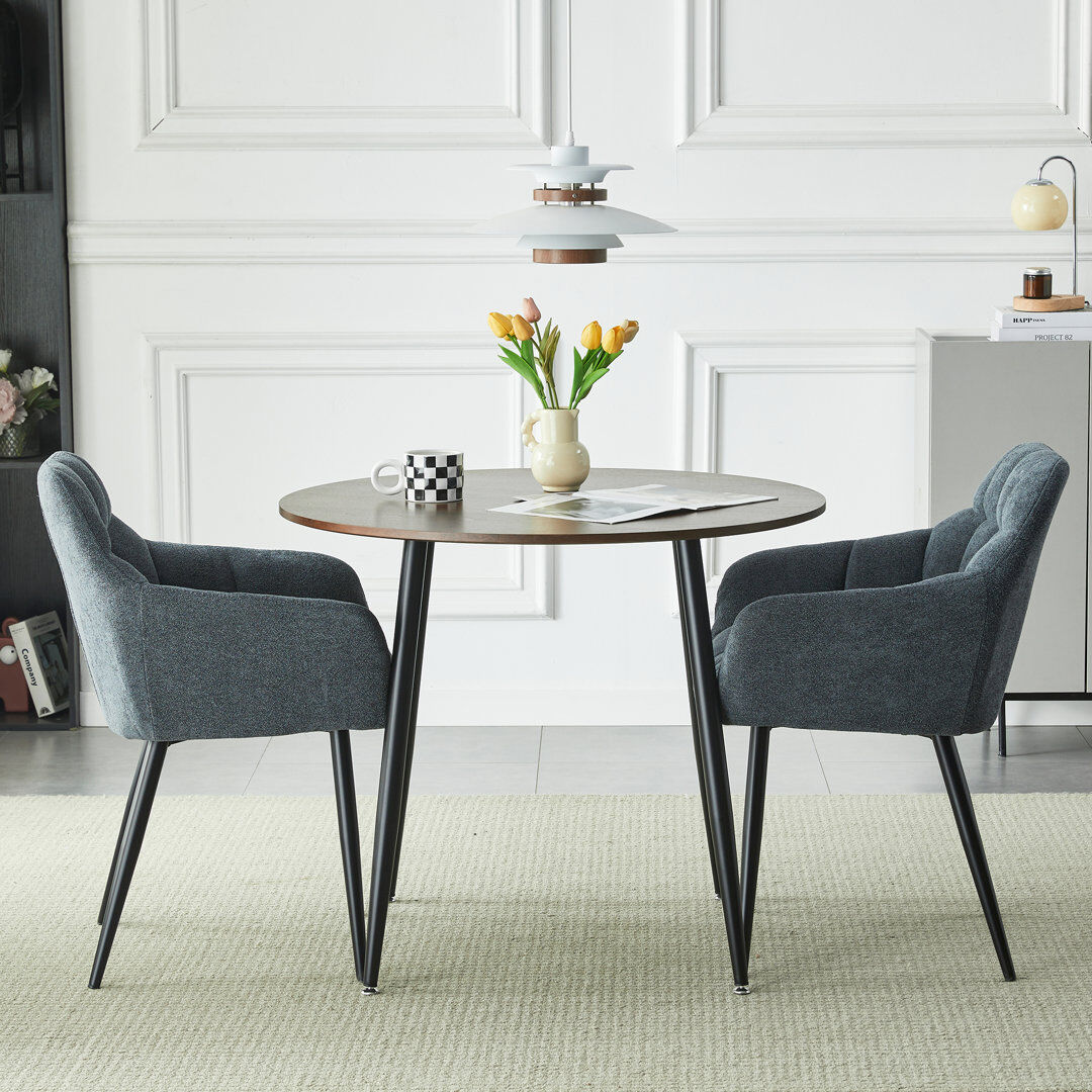 Homcasa 2 -Person Dining Set Grey