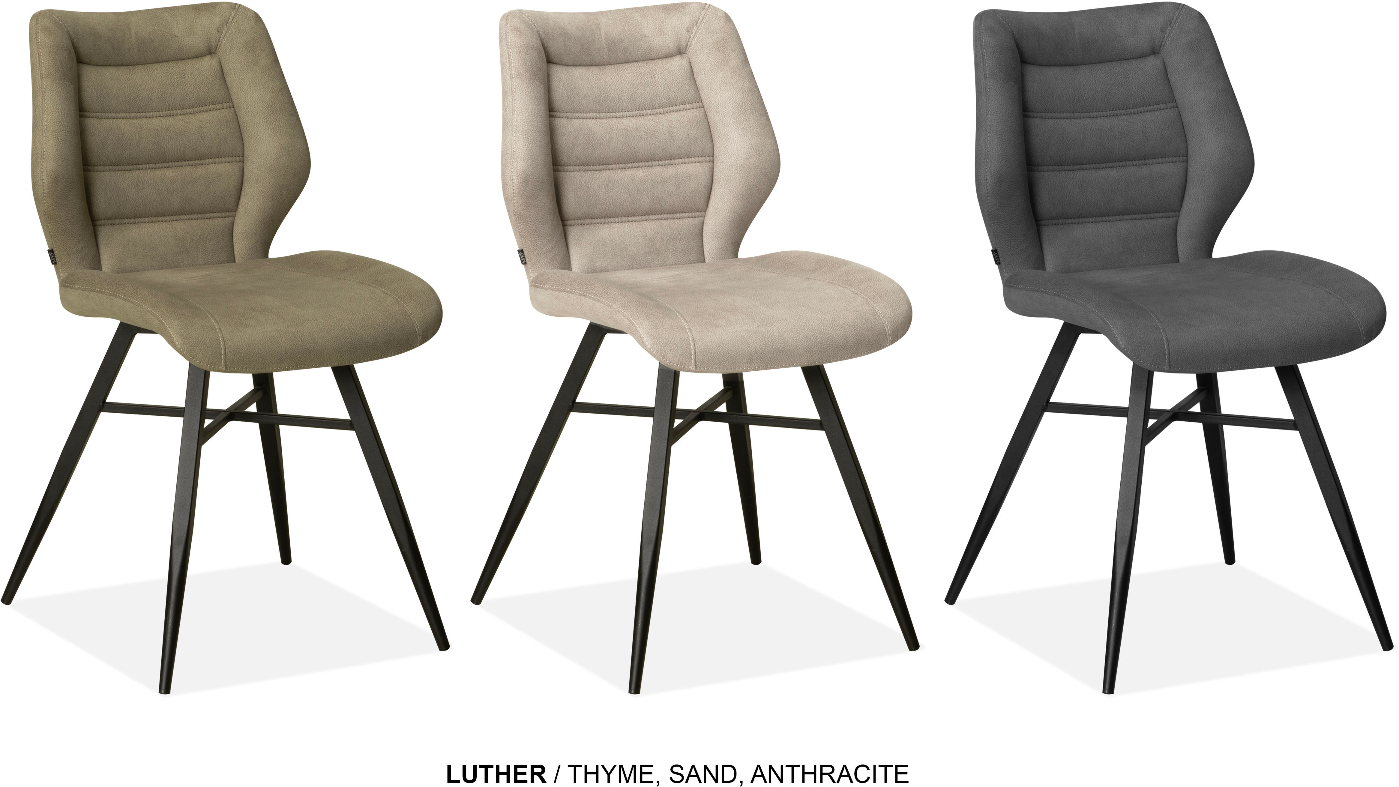 OMG Design "Luther" (Set) 1 Stk.Schalenstuhl, bequem gepolstert, Esszimmerstuhl