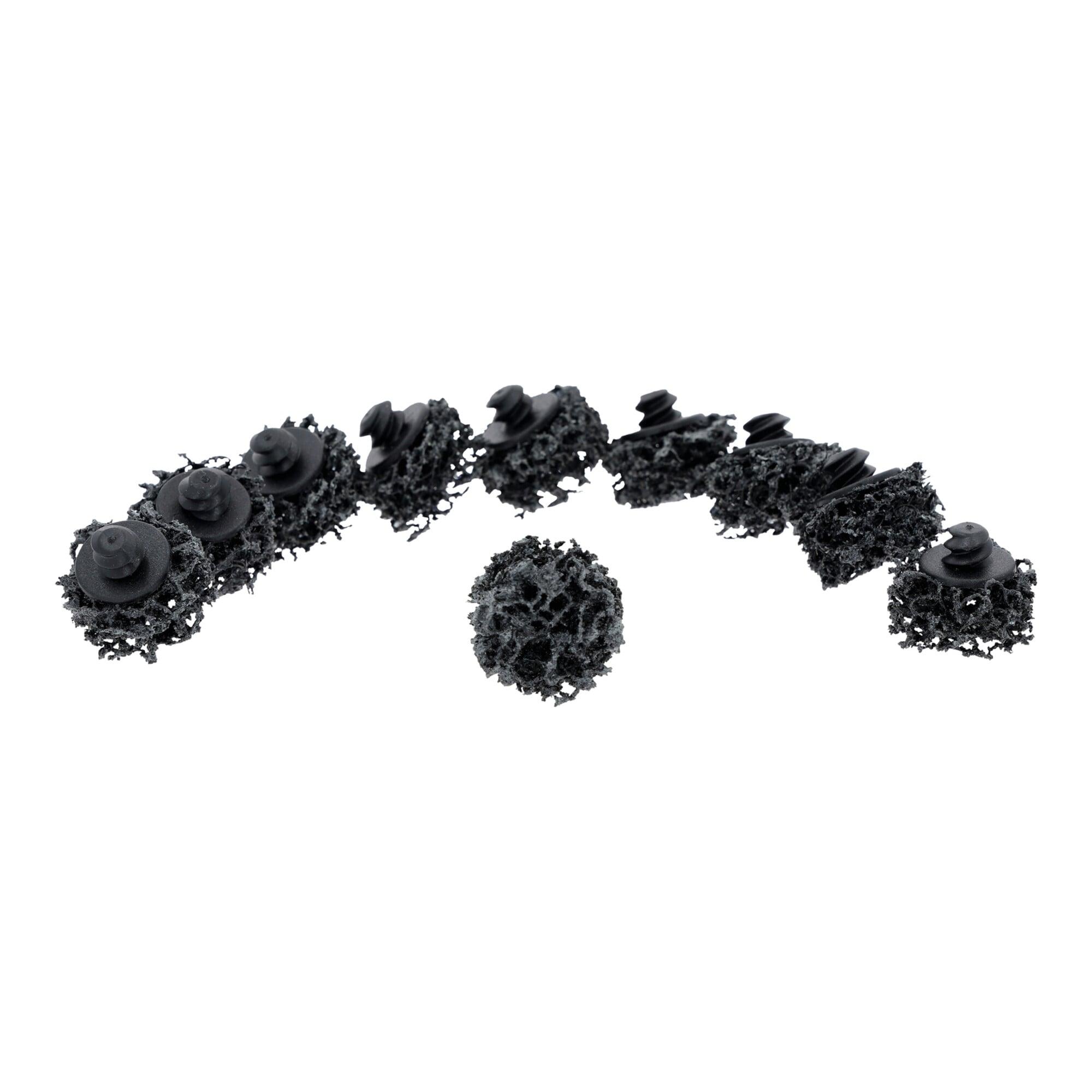 KS Tools Ersatz-Schleifpads, Ø26,7mm Strip Rad schwarz 10er Pack (515.5075)