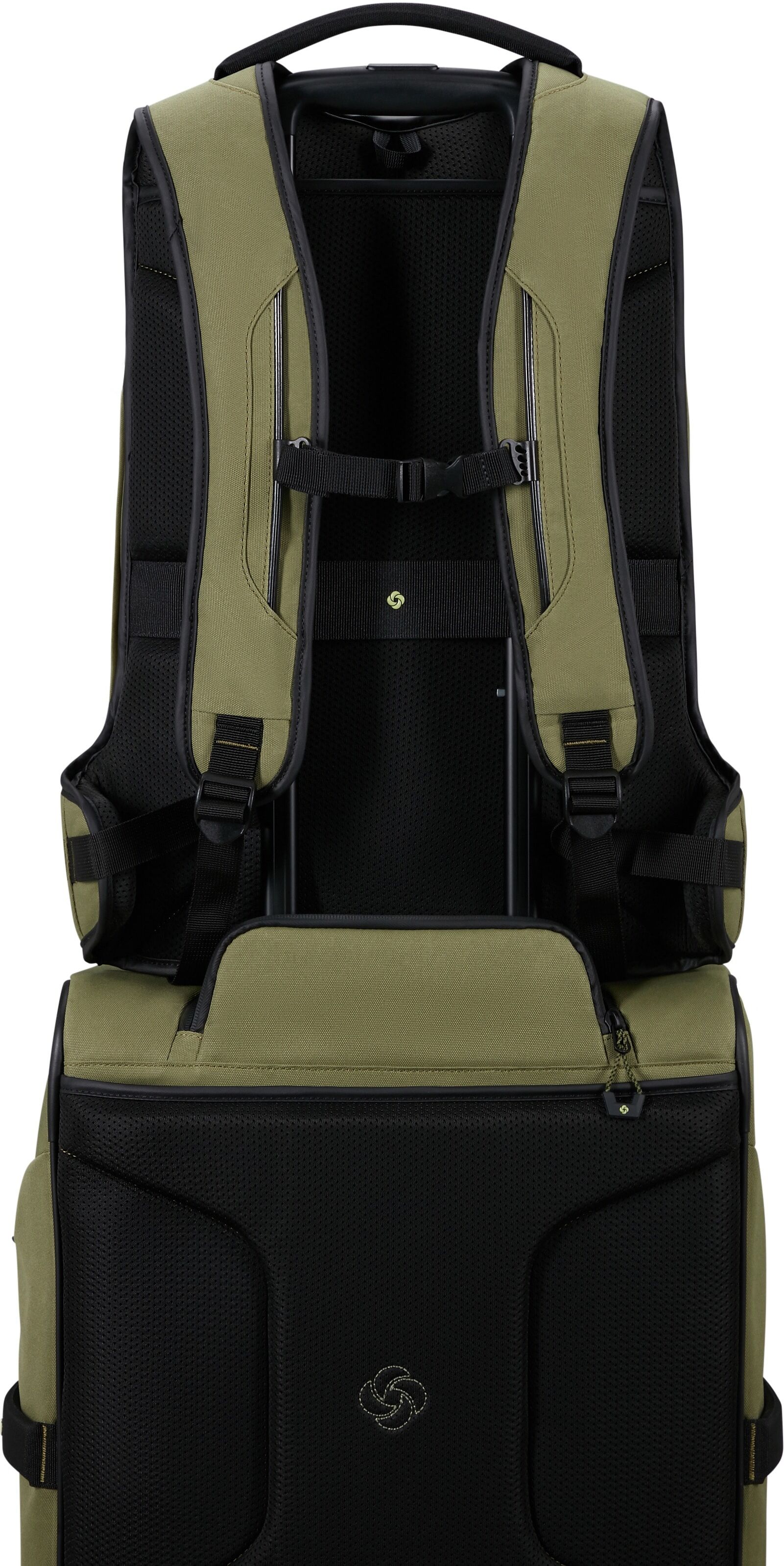 Laptoprucksack SAMSONITE "Prodiver L", Gr. B/H/T: 35cm x 48cm x 23cm, grün (waxed wasabi), Polyester, Rucksäcke Laptoprucksack
