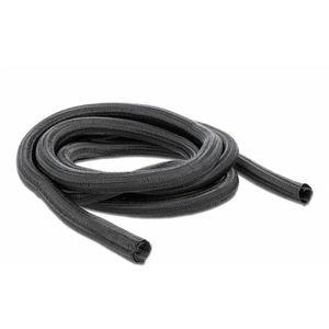 DeLock Kabelschlauch 19046, schwarz, Gewebeschlauch, selbstschließend, 19 mm x 10 m