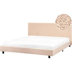 POLSTERBETT mit Lattenrost 180x200 cm Beige Albi