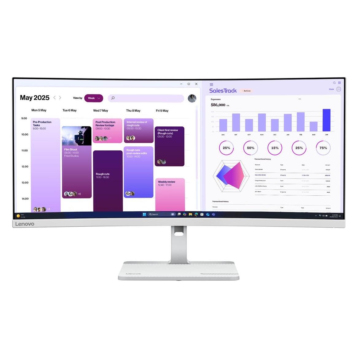 Lenovo L34W-4C (3440 x 1440 Pixel, 34") (68F0GAC3EU)