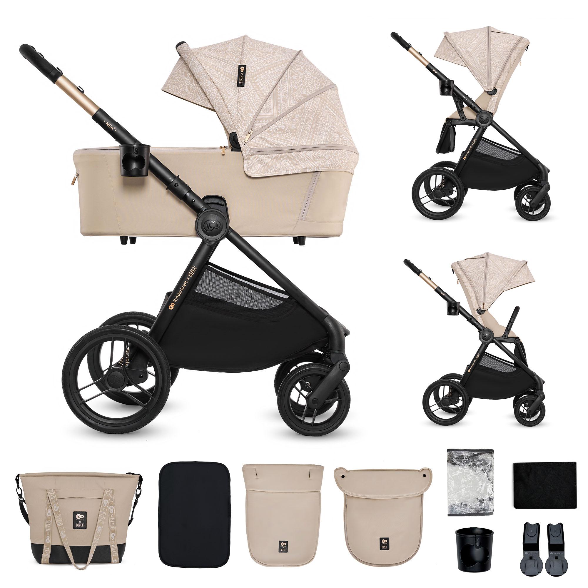 Kinderkraft Kinderwagen 2in1 Nea / Kombikinderwagen, Kinderkraft:Dune Whisper