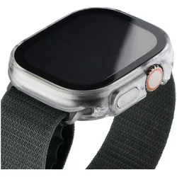 Hama Schutzhülle für Apple Watch Ultra/Ultra 2/Ultra 3/Ultra 4, 49 mm, Transp, Smartwatch Zubehör, Transparent