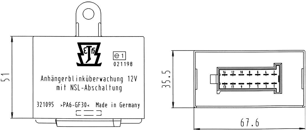Erich Jaeger Blinkmodul 321095