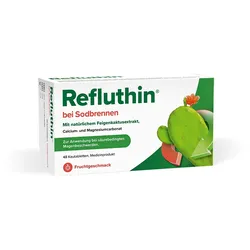 REFLUTHIN bei Sodbrennen Kautabletten Frucht 48 St