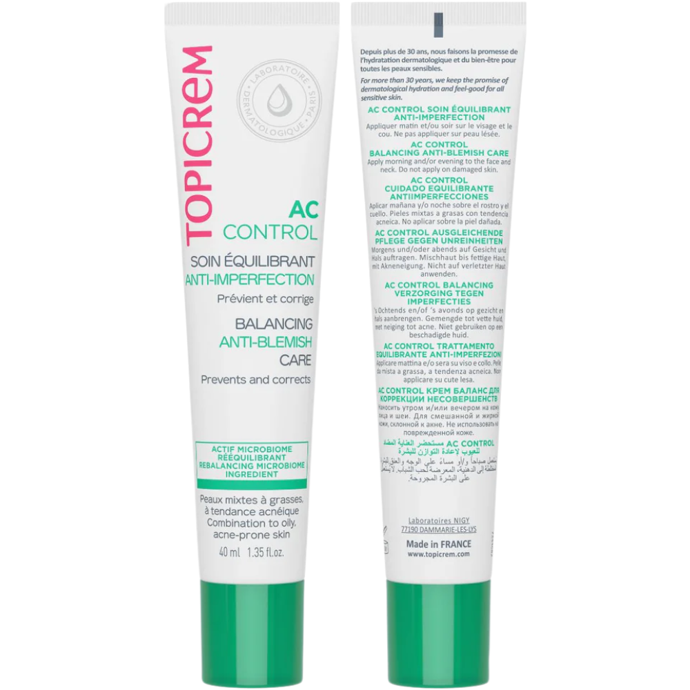 Topicrem AC Control Balancing Anti-Blemish Care Face Cream 40mL