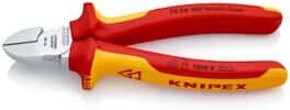 KNIPEX Insulated VDE Diagonal Cutters With Multi-Component Grips, 160mm