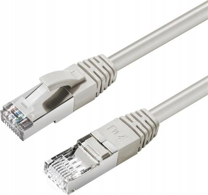 Microconnect MC-SFTP6A10 Cat6a S/FTP Netwerkkabel met RJ-45, 10 meter, grijs