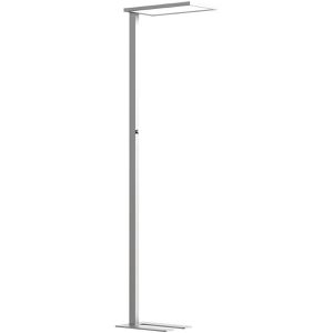 Alco Stehlampe 9097-28, LED, silber, 195 cm, 4200 Lumen, 60 Watt, dimmbar