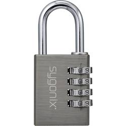 Sygonix SY-6932350 Vorhängeschloss 40 mm 4-Digit Titanium Grey Zahlenschloss